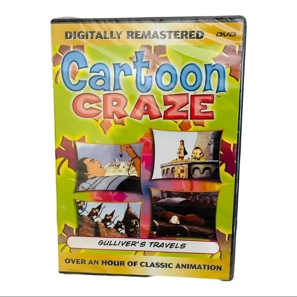 Set of 9 Vintage Remastered Cartoon Craze DVD's